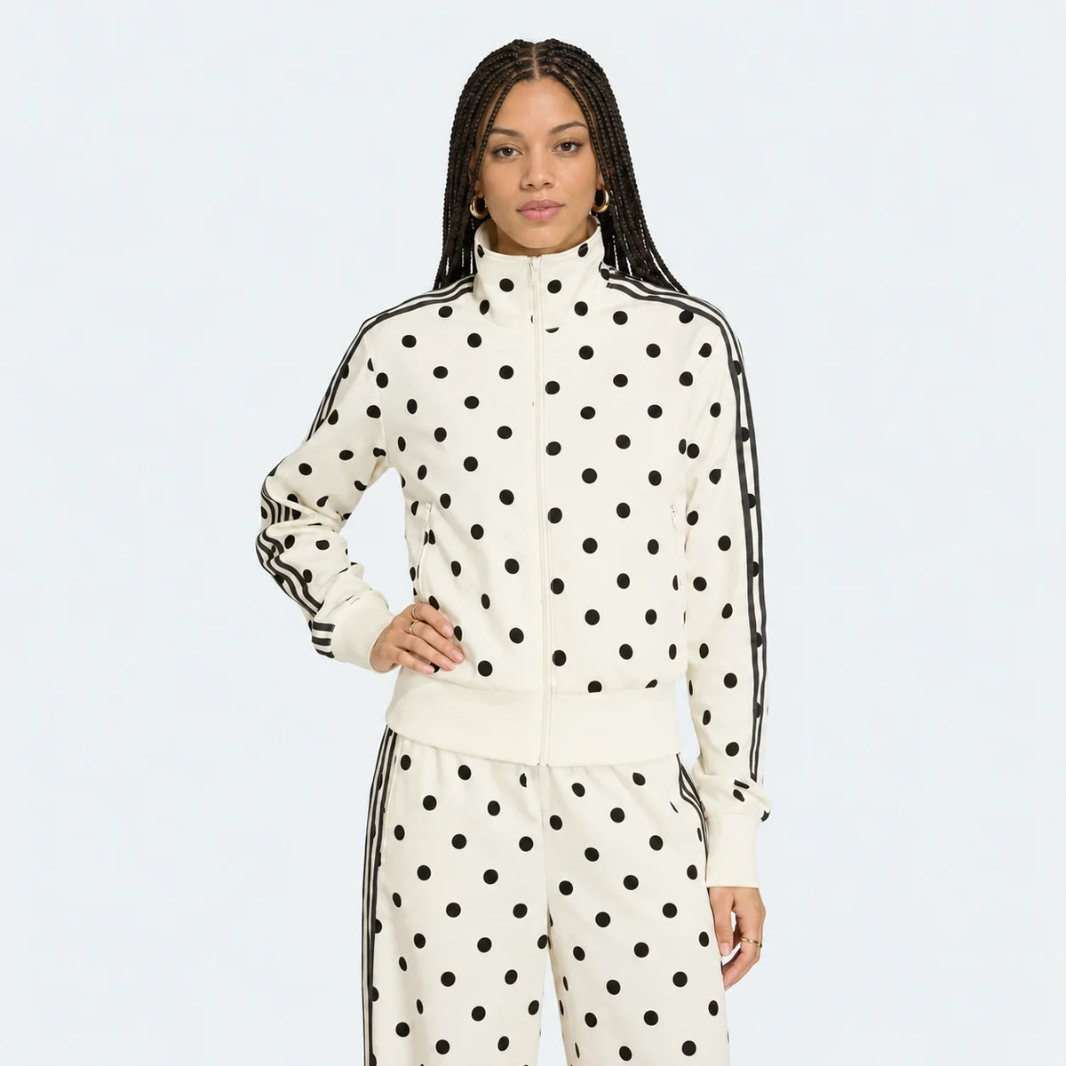 Satin Polka Dots Kit Off White