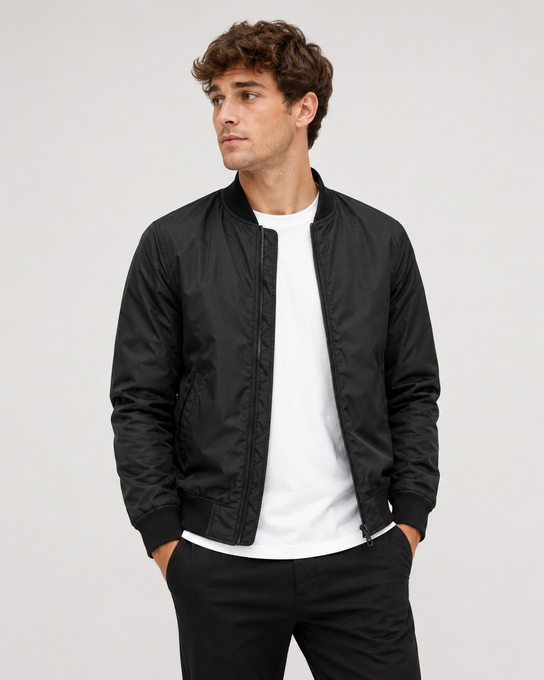 Lightweight Bomber Jacket - Mavren Outlet