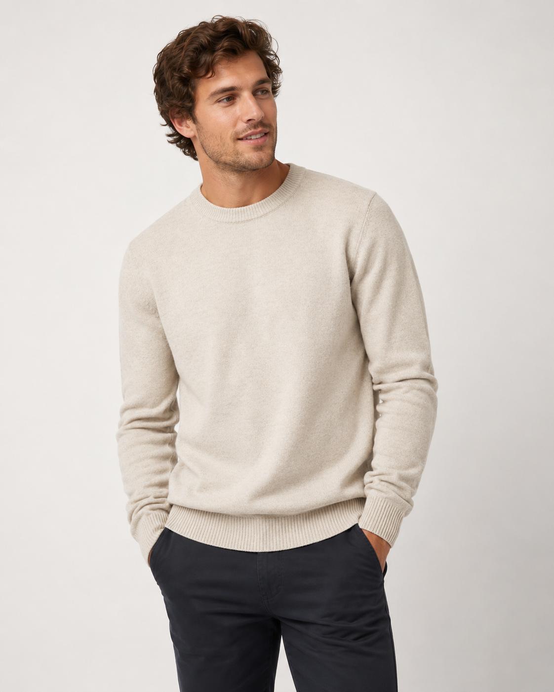 Knit Crew Sweater - Mavren Outlet