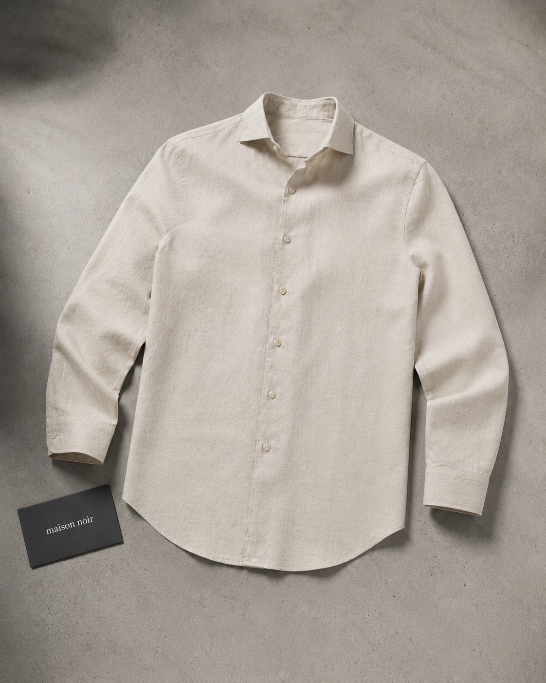 Maison Noir Atelier Linen-Blend Shirt — view 2