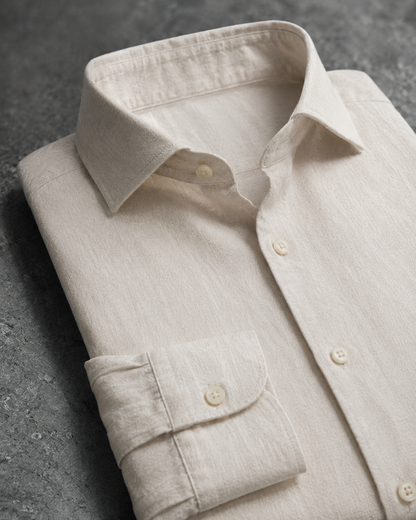 Maison Noir Atelier Linen-Blend Shirt — view 3