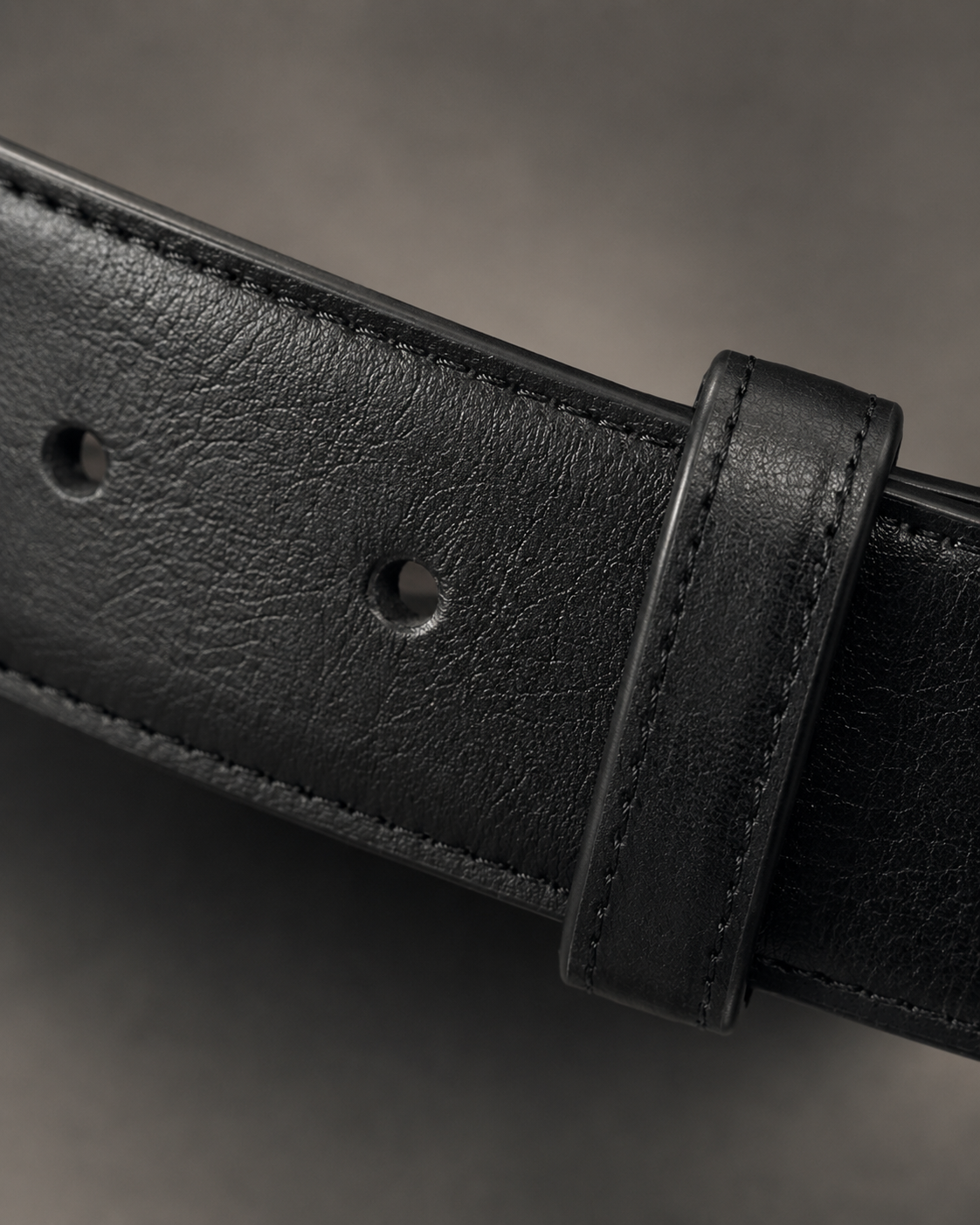 Maison Noir Minimal Leather Belt — view 4